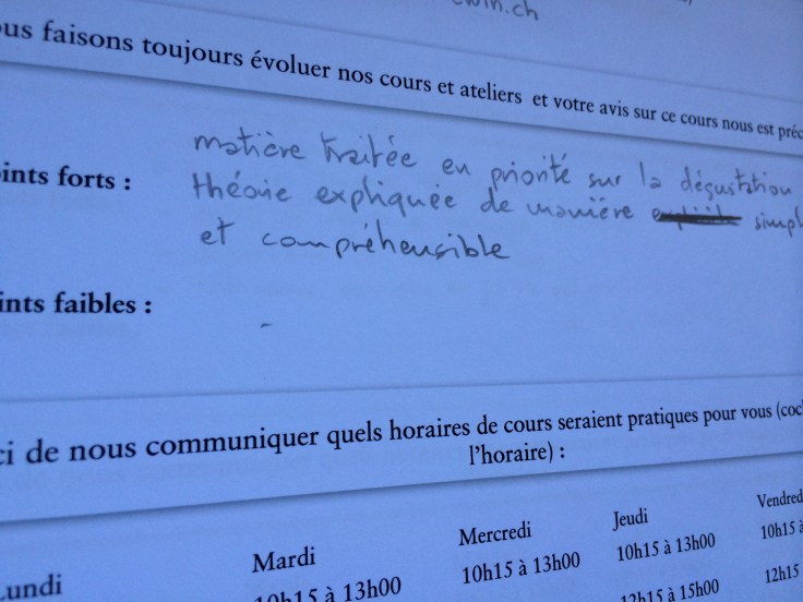 Avis Terre Oenophile, Ecole Nomade du Vin 