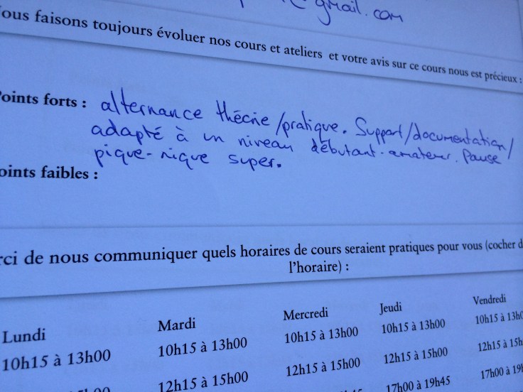 Avis Terre Oenophile, Ecole Nomade du Vin 