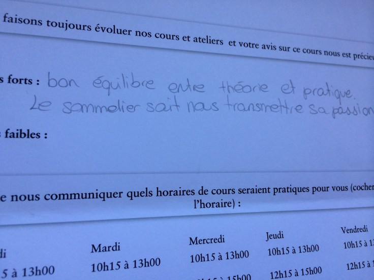 Avis Terre Oenophile, Ecole Nomade du Vin 