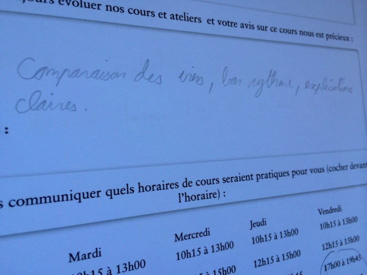 Avis Terre Oenophile, Ecole Nomade du Vin 