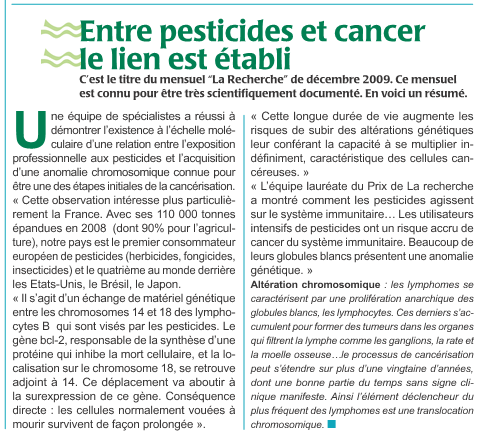 pesticides-cancer